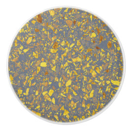 Gold Terrazzo Pattern Keramikknauf