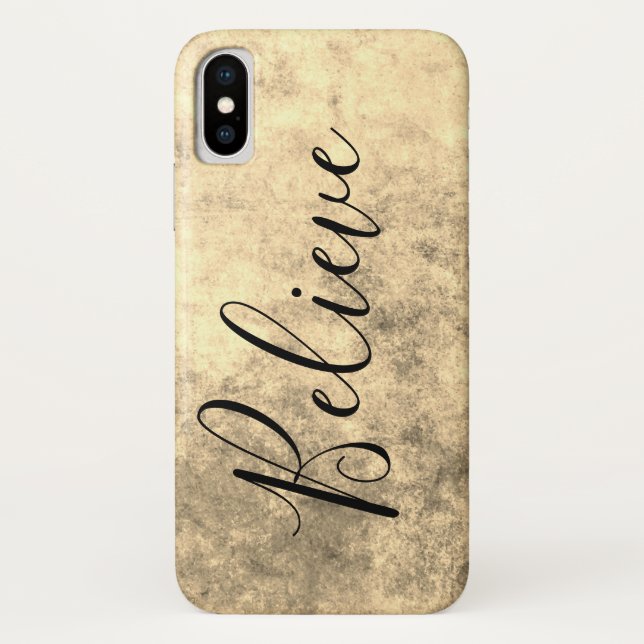 Gold Textur glauben Case-Mate iPhone Hülle (Rückseite)