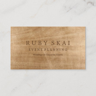 Gold Textured Architecture Business Card Visitenkarte