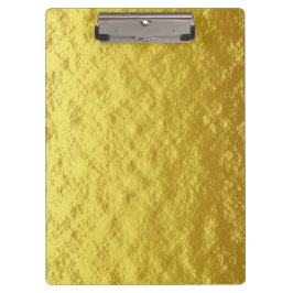 Gold Texturmuster (Luxuriöses Goldenes Glühen) Klemmbrett