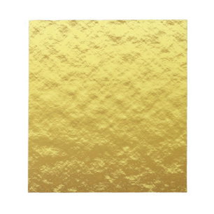 Gold Texturmuster (Luxuriöses Goldenes Glühen) Notizblock