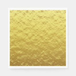 Gold Texturmuster (Luxuriöses Goldenes Glühen) Serviette