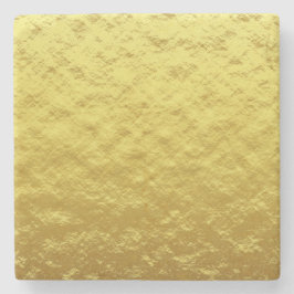 Gold Texturmuster (Luxuriöses Goldenes Glühen) Steinuntersetzer