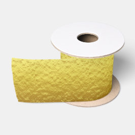 Gold Texturmuster (Luxus Golden Glow) Satinband