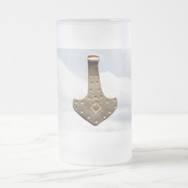 Gold Thammer mattierte Tasse (Mittel)