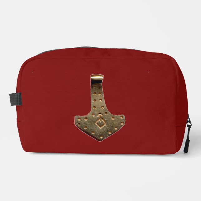 Gold Thammer Red Dopp Kit Waschbeutel (Vorderseite)