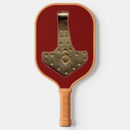 Gold Thammer Rot-Bräune-Paddel Pickleball Schläger