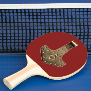 Gold Thammer rotes Tischtennispaddel Tischtennis Schläger