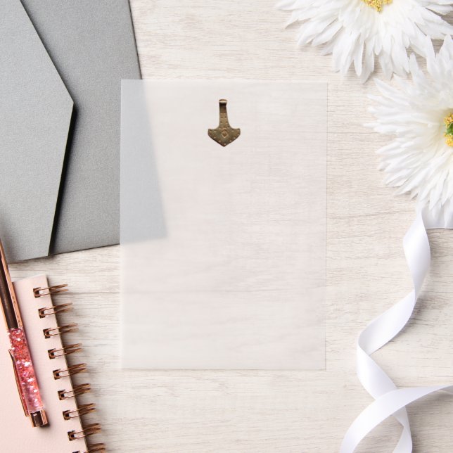 Gold Thammer Vellum Papiere (Hochzeit)