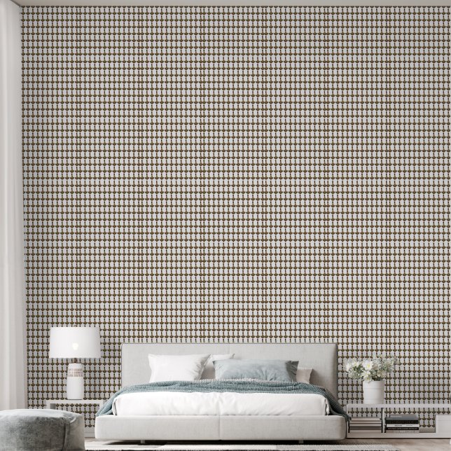 Gold Thammer weiße texturierte Vinyl Tapete (Schlafzimmer)