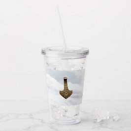 Gold Thammer Wolken Acryltumbler Acryltrinkbecher