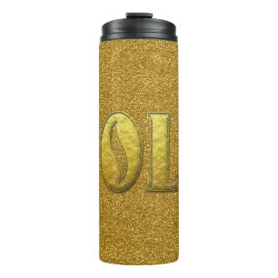 Gold Thermal Tumbler Thermosbecher