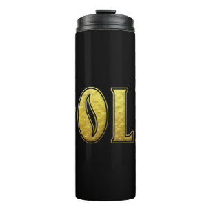 Gold Thermal Tumbler Thermosbecher