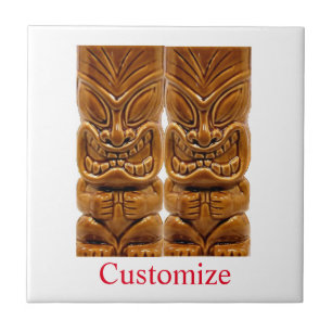 Gold Tiki Skulptur Thunder_Cove Fliese