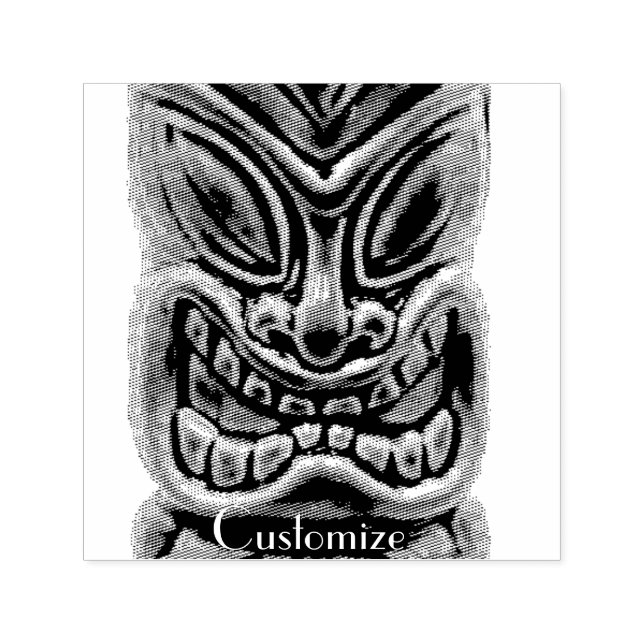 Gold Tiki Skulptur Thunder_Cove Permastempel (Design)