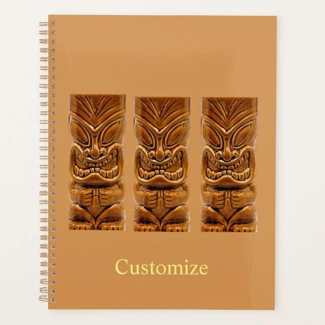 Gold Tiki Skulptur Thunder_Cove Planer (Vorderseite)