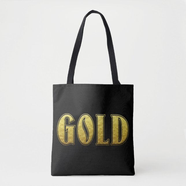 Gold Tote Bag Tasche (Vorderseite)