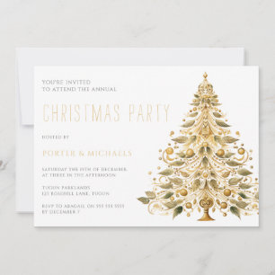 Gold Tree Annual Corporate Christmas Party Einladung