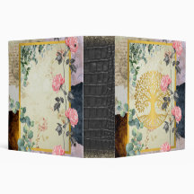 Gold Tree Floral Rose