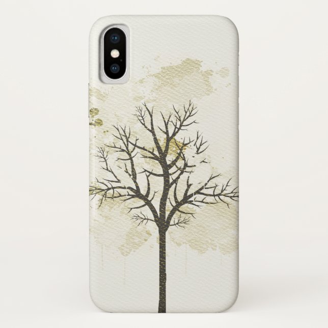 Gold Tree iPhone X Fall Case-Mate iPhone Hülle (Rückseite)