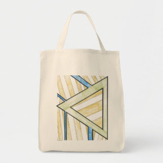Gold Triangle Blocks Bag Tragetasche