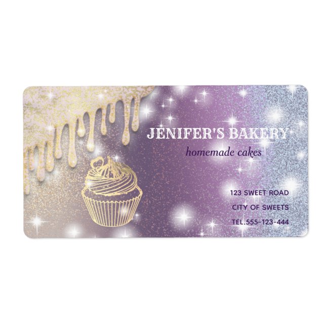 Gold-Tropfen, hausgemachte Kuchen und Leckereien (Vorne)