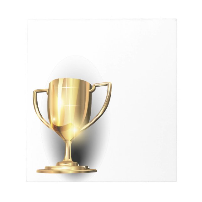 Gold Trophy Notizblock (Vorderseite)