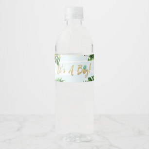 Gold Tropical Baby Dusche Es ist ein Junge
