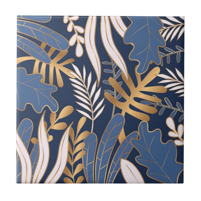 Gold Tropical Fliese (Vorderseite)