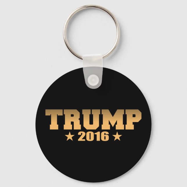Gold Trump-Kampagne 2016 Schlüsselanhänger (Vorderseite)