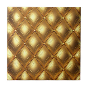 Gold Tufted Design Fliese
