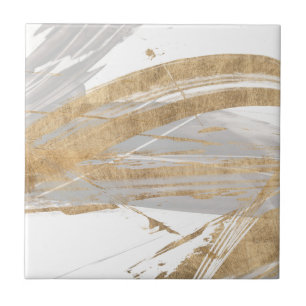 Gold u. Grau Fliese