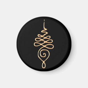Gold Unalome Magnet