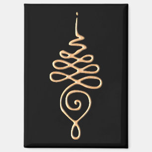 Gold Unalome Magnet