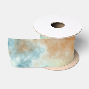 Gold und Aquamarines Bad Satinband