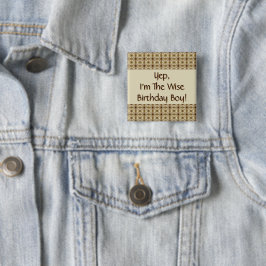 Gold und Beige mit dunkelbraun Button