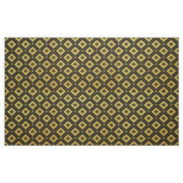 Gold und Black Art Deco Stoffe