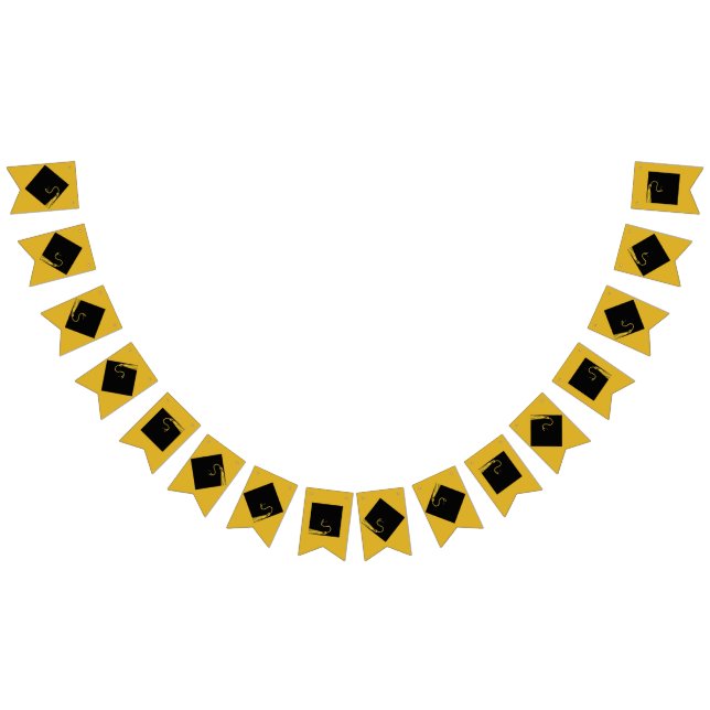 Gold- und Black-Graduierungspartei - Flaggen (Alle)