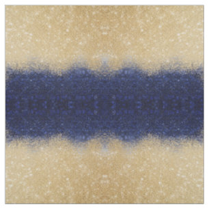 Gold und Blue Glitzer Ombre Luxury Design Stoff
