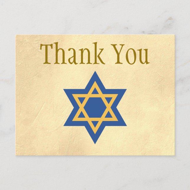 Gold und Blue Star von David Danke Postkarte (Vorderseite)