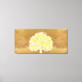 Gold und gelber Baum des Lebens im Himmel | CHRIST Leinwanddruck
