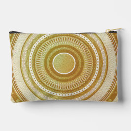 Gold- und Glitter-Mandala Zubehörtasche