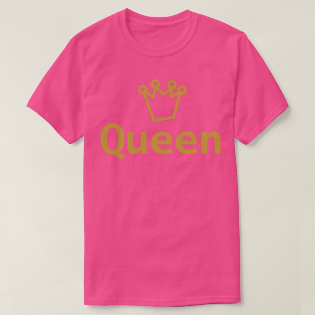 Gold und Krone T-Shirt (Design vorne)