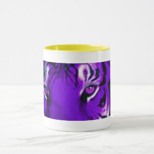 GOLD UND LILA KAFFEE-TASSE TASSE