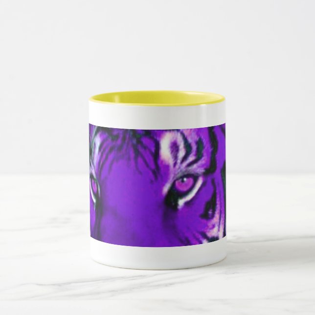 GOLD UND LILA KAFFEE-TASSE TASSE (Zentrum)