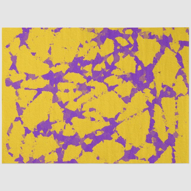 Gold- und Lila Papiere Seidenpapier (Vorderseite)