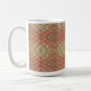 Gold und Orange Kaffeetasse