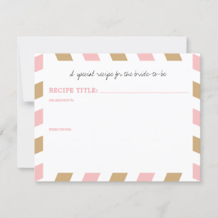 Gold und Pink Welt Reisender Luftpost REZEPT