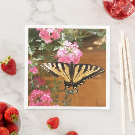 Gold und Rosa Muster Serviette