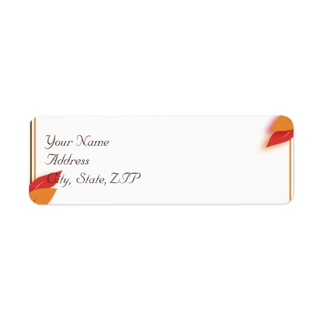 Gold und Rost Fall Leaf (Vorne)